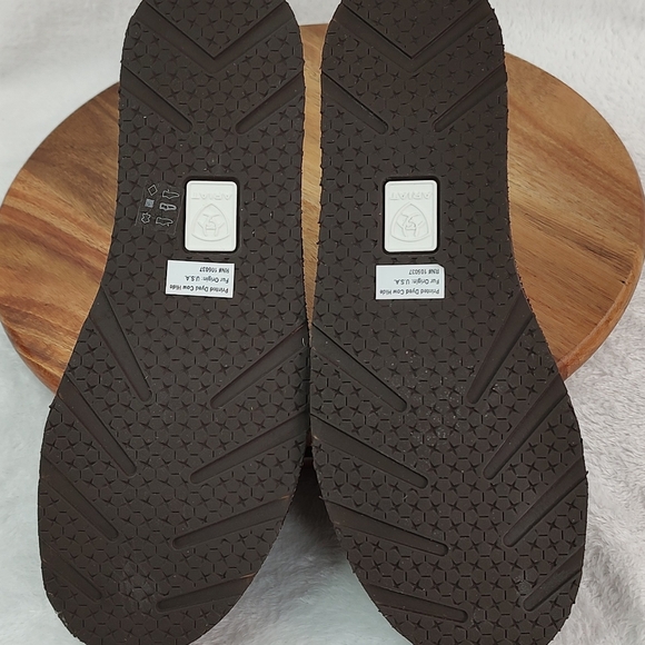 Ariat Cruiser Slip-On Shoes Chocolate Chip Suede Spotted Hair On Lightweight - Picture 7 of 7